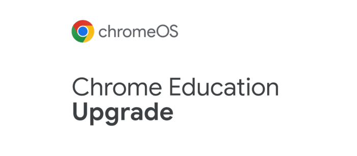 Chrome Education Upgrade — Official Product Logo